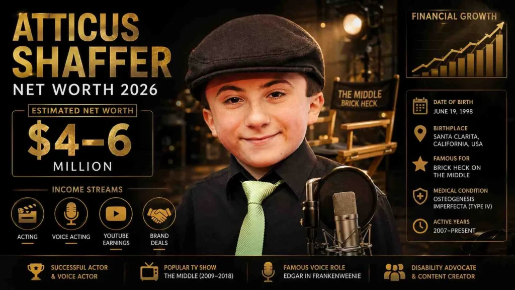Atticus Shaffer Net Worth