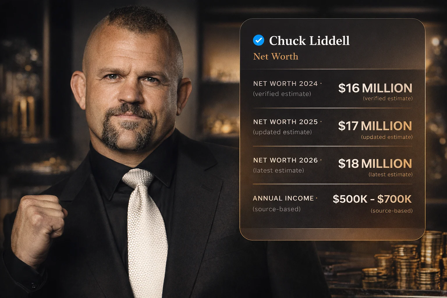 chuck liddell net worth