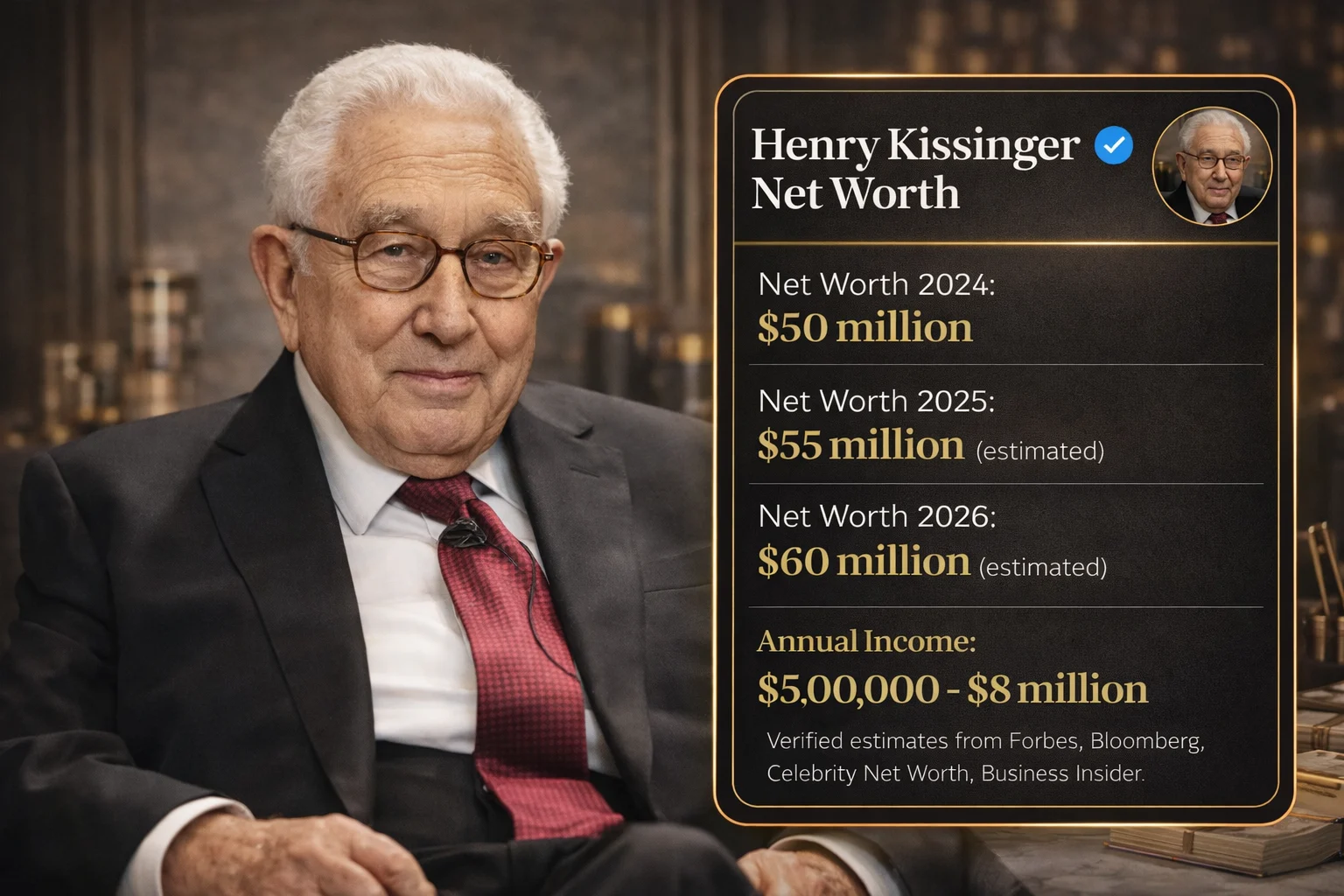 henry kissinger net worth