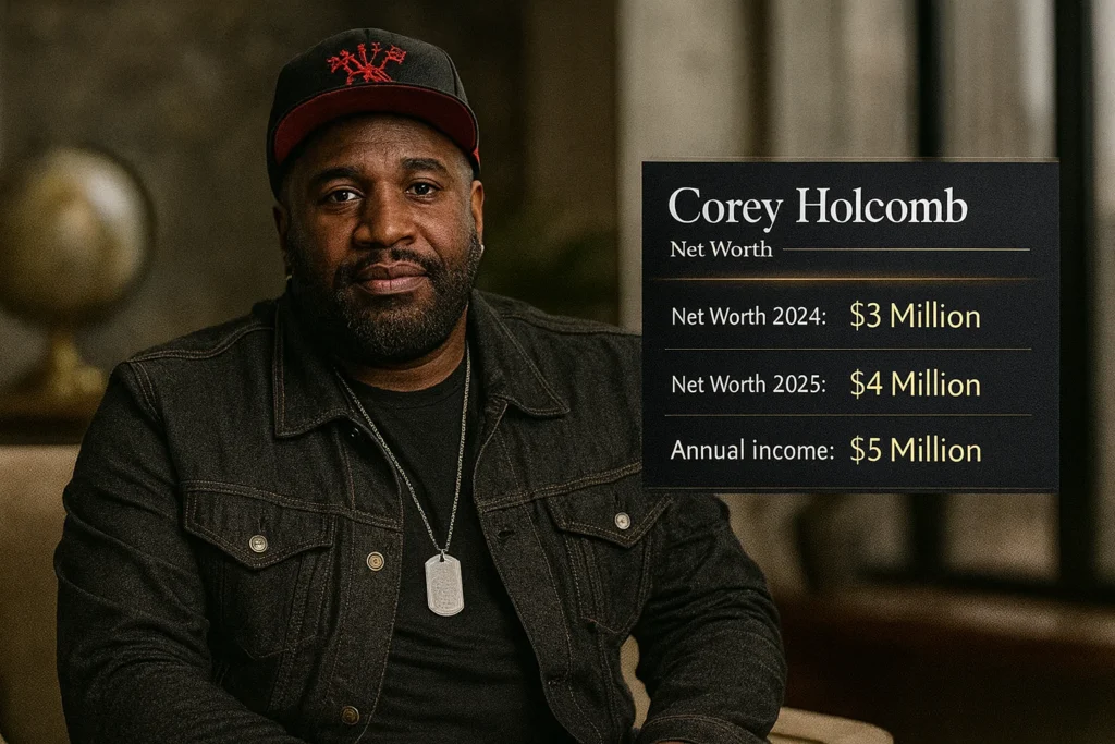 corey holcomb net worth