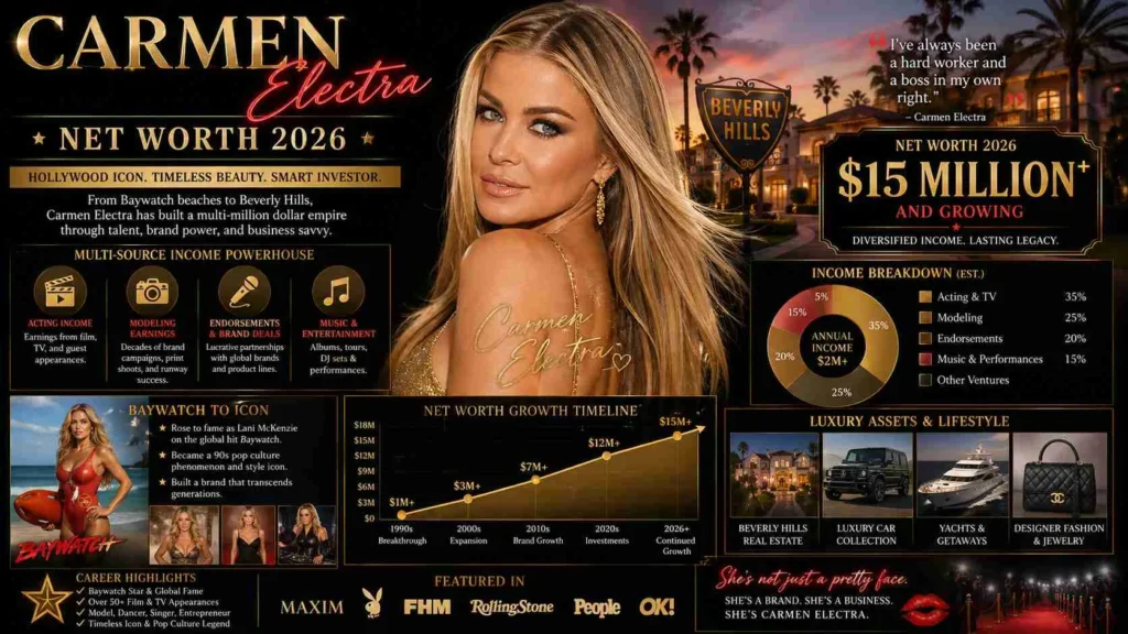 carmen electra net worth