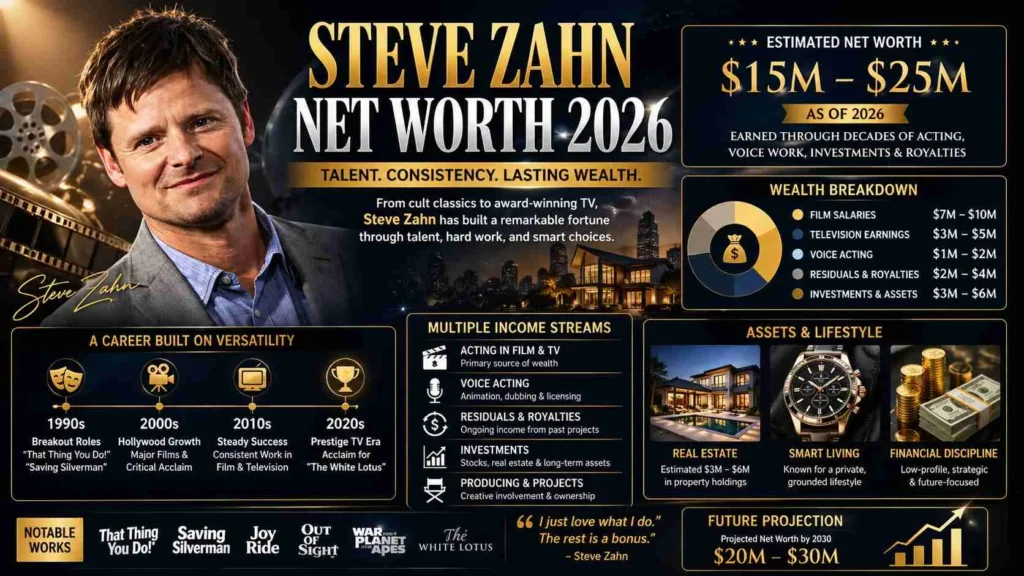 steve zahn net worth