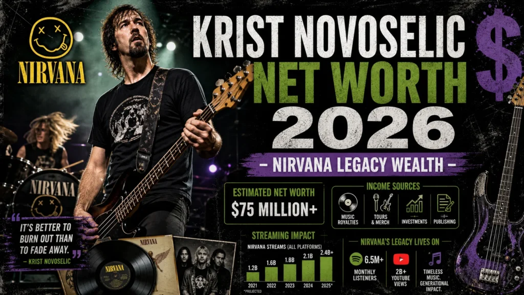 Krist Novoselic Net Worth 2026 – Nirvana Earnings & Wealth